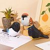 Wooden Birds and Tree Stump Ornaments JX731A-5