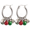 304 Stainless Steel Hoop Earrings EJEW-JE06066-2