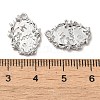 Valentine's Day Brass Micro Pave Clear Cubic Zirconia Pendants KK-G481-09P-3