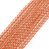 Glass Beads Strands GLAA-N041-008D-1