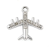 Alloy Rhinestone Pendants PALLOY-P308-13P-1