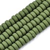 Handmade Polymer Clay Beads Strands LS-CLAY-N008-104-1