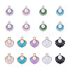 Craftdady 36Pcs 9 Style Alloy Enamel Pendants & Charms ENAM-CD0001-20-9