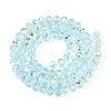 Transparent Glass Beads Strands X-EGLA-N016-6mm-01-2