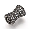 Brass Micro Pave Cubic Zirconia Beads ZIRC-Q013-127B-3