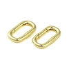 Brass Spring Gate Rings KK-B089-05G-2