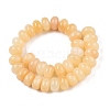 Natural Yellow Jade Beads Strands G-T138-76-2