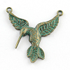 Eagle/Hawk Charm Zinc Alloy Pendants X-PALLOY-R065-115-FF-1