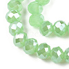 Electroplate Glass Beads Strands EGLA-A034-J6mm-B03A-3