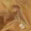 Brass Cubic Zirconia Pendant Necklaces NJEW-H051-01G-02-2