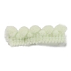 Nylon Pom Pom Ball Lace Ribbon OCOR-WH0097-58K-1