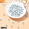 200Pcs Transparent Acrylic Beads TACR-YW0002-08L-1