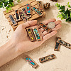 DIY Rectangle Danlge Earring Making Kit DIY-TA0005-81-6