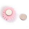 Flower Plastic Diamond Painting Magnet Cover Holder AJEW-M028-03E-4