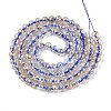Crackle Transparent Glass Beads Strands X1-GLAA-N030-8mm-01D-2