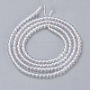 Electroplate Glass Beads Strands X-EGLA-I013-2mm-AB01-2