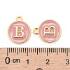 Golden Plated Alloy Enamel Charms ENAM-S118-07B-3