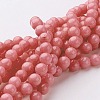 Natural Mashan Jade Round Beads Strands X-G-D263-10mm-XS18-2