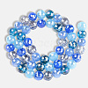 4 Strands Electroplate Glass Bead Strands GLAA-PA0001-09C-6