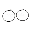 Baking Paint 201 Stainless Steel Hoop Earrings EJEW-P185-C03-01-1