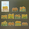 20pcs Flower PET Self-Adhesive Stickers PW-WG04A41-02-1