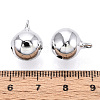 PVD Vacuum Plating Brass Bell Pendants KKB-R002-12mm-08-3