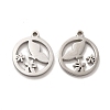 304 Stainless Steel Charms STAS-M089-44P-1