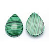 Synthetic Malachite Cabochons G-P393-G14-2