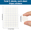 5 Sheets Paper Self-Adhsive Screw Holes Cover Caps Stickers DIY-SP0006-20-2