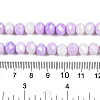 Faceted Electroplated Glass Beads Strands GLAA-C023-02-B07-4