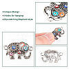   Alloy Enamel Connector Charms ENAM-PH0002-25-5