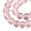 Transparent Glass Beads Strands GLAA-T032-T6mm-10-2