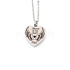 Dad Always in My Heart Wing Urn Pendant Necklace STAS-WH0022-56B-1