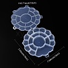 17 Grids Flower Plastic Bead Containers AJEW-YWC0001-06-5