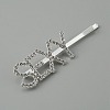Word SEXY Alloy Rhinestone Hair Bobby Pins FIND-WH0152-34E-S-1