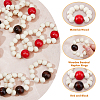 Wooden Beaded Napkin Rings AJEW-FH00004-4