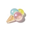 Summer Theme Opaque Resin Cabochons RESI-G106-01E-2