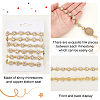 2Yards Alloy Glass Rhinestone Cup Chains DIY-GA0009-07-3