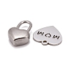 Stainless Steel Charms STAS-MSMC001-05-2
