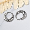 316 Surgical Stainless Steel Hoop Earrings EJEW-G416-42C-P-3