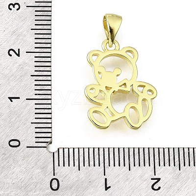 Brass Pendants KK-V007-27G-1