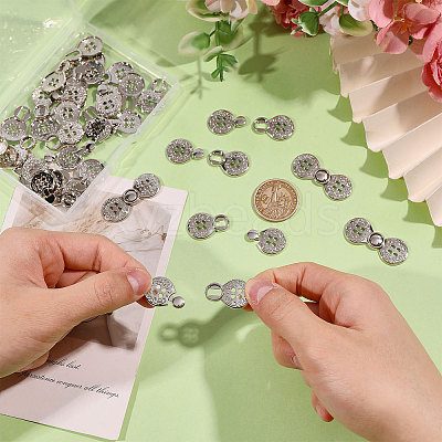 Zinc Alloy Snap Lock Clasps FIND-WH0149-96P-1