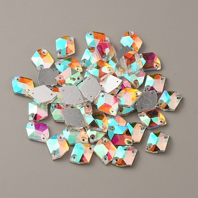 Sew on Rhinestones GLAA-WH0023-23B-1
