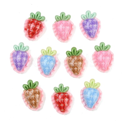 Opaque Resin Cabochons RESI-C067-01A-1
