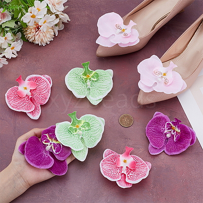 8Pcs 4 Styles Iron Shoe Clip HJEW-ME00035-1
