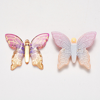 Transparent Acrylic Pendants LS-TACR-R140-06F-1