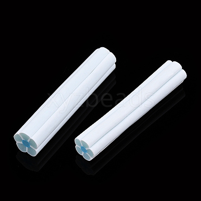 Luminous Handmade Five Petal Flower Polymer Clay Canes CLAY-T016-85A-1