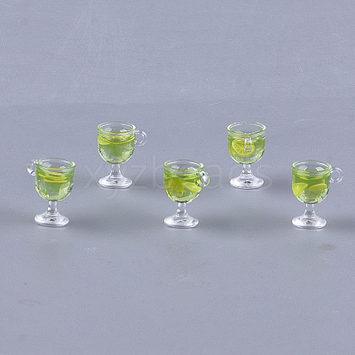 Resin Cup Pendants X-CRES-S359-11A-1