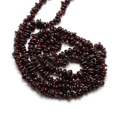 Natural Garnet Beads Strands X-G-P035-18-1