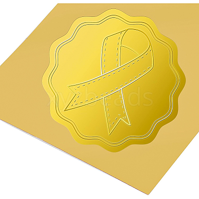 Self Adhesive Gold Foil Embossed Stickers DIY-WH0211-172-1